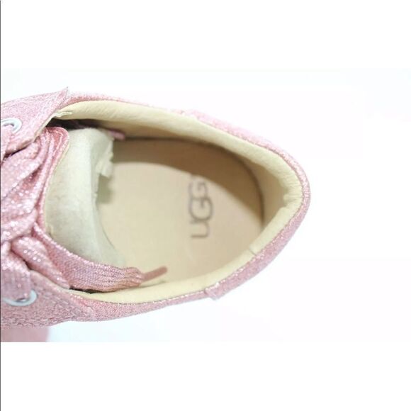 UGG Milo Pink Glitter Fashion Sneaker NEW - Picture 6 of 8
